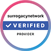 Insignia de proveedor verificado de SurrogacyNetwork