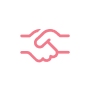 icon handshake simple