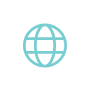 icon globe teal